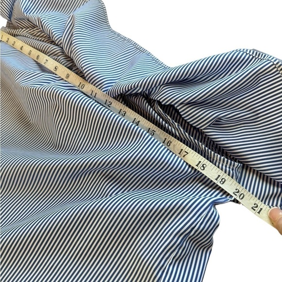 C Sweet Charms Striped Off the Shoulder Blouse Women's Size Large - Picture 6 of 9